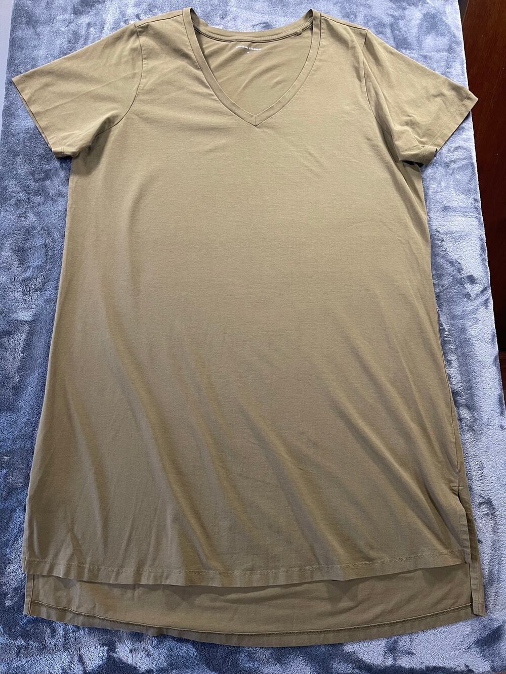 Universal Standard Oversized Pima Cotton Dress Medium Minimalist Luxe Stretch